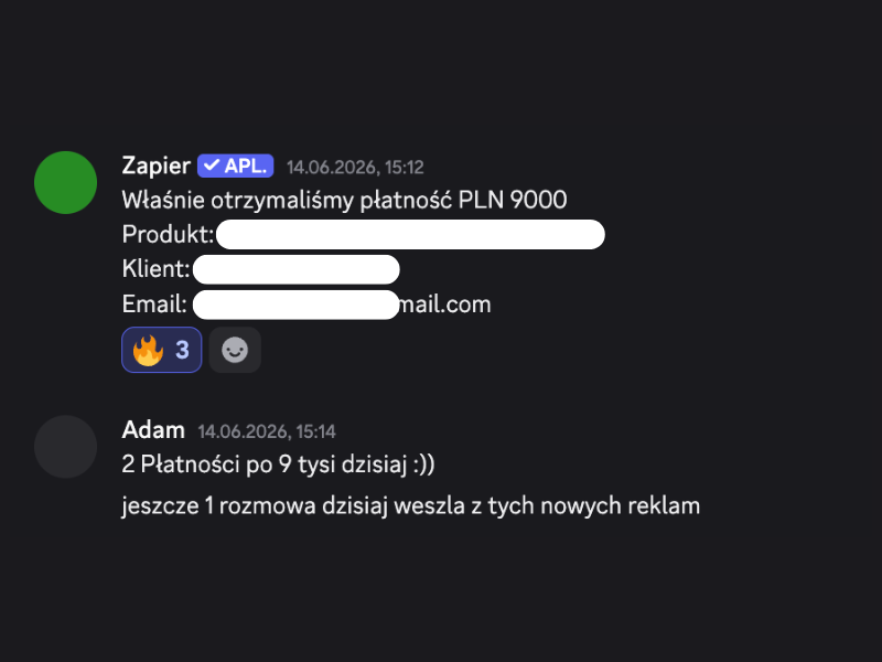 Opinia kursanta — Adam